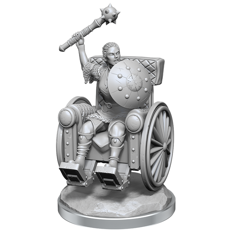 Human Clerics (wheelchair) - D&D Nolzur’s Minis
