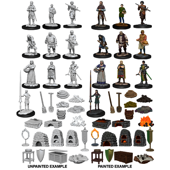 Townspeople Castle Retainers - WizKids Deep Cuts