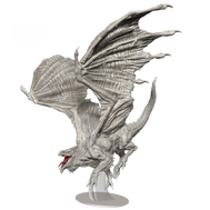White Adult Dragon Premium Figure - D&D Icons of the Realms