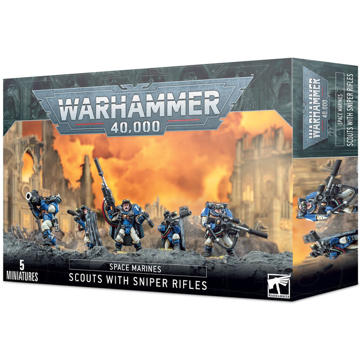Space Marine Scouts with Sniper Rifles