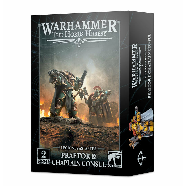 Warhammer: The Horus Heresy - Legion Cataphractii Praetor & Chaplain Consul