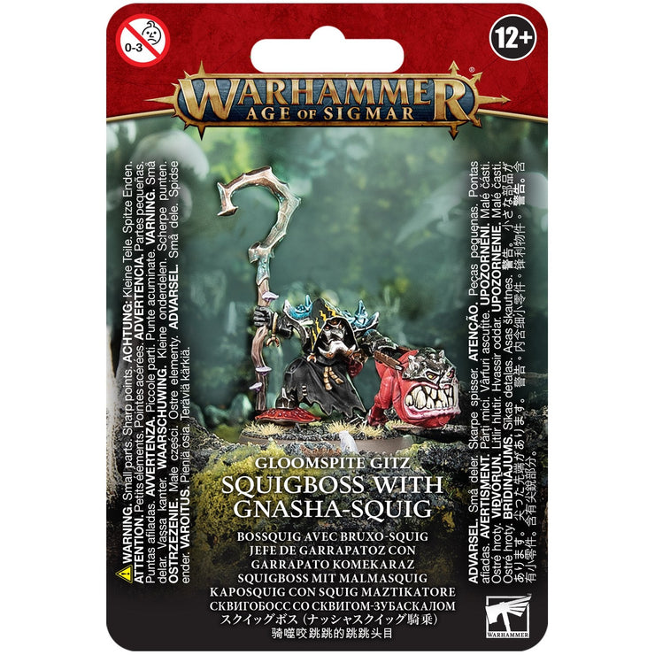 Gloomspite Gitz Squigboss with Gnasha-squig