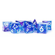 MDG Sharp Edge Resin Dice Set - Oceanic Flare