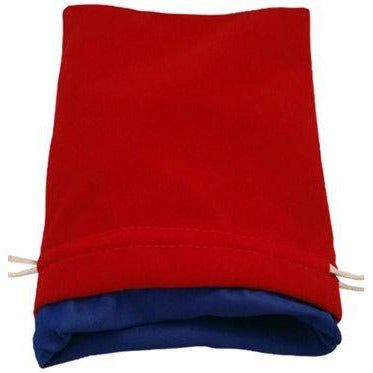 MDG Large Velvet Dice Bag - Red