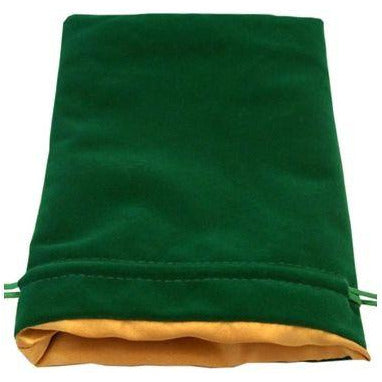 MDG Large Velvet Dice Bag - Green