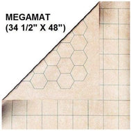 Chessex Reversible Megamat 1" Square & 1" Hex (34.5" x 48")